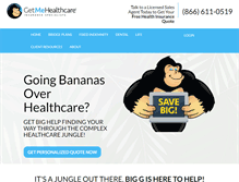 Tablet Screenshot of getmehealthcare.com